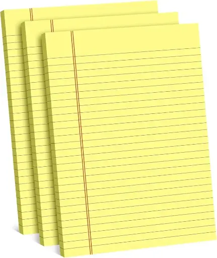 內襯法律護墊（黃色，3件裝）